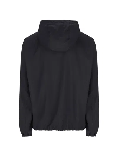Herno Double-faced Jacket In Black