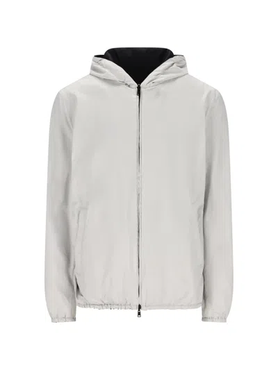 Herno Double-faced Jacket In Black