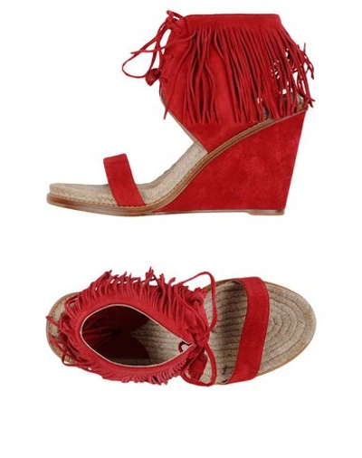 Shop Paul Andrew Sandals In Red
