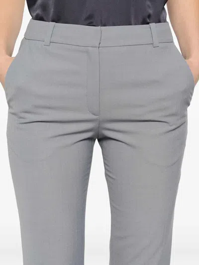 Iro Aqua Button-embellished Trousers In Gray