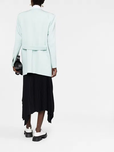 Jil Sander Single Breasted Blazer In Blue