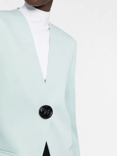 Jil Sander Single Breasted Blazer In Blue