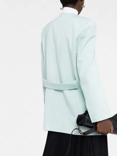 Jil Sander Single Breasted Blazer In Blue