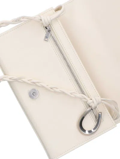 Jil Sander Shoulder Bag In White