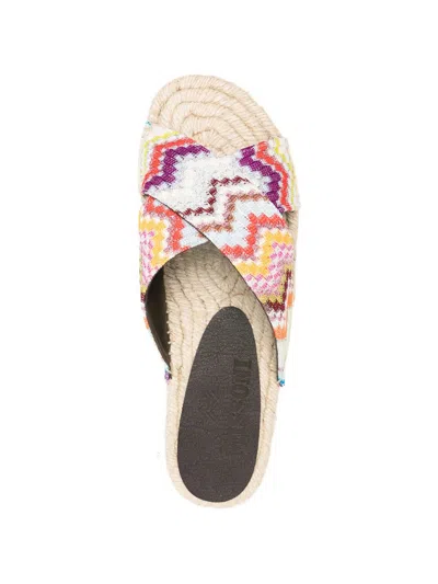 Missoni Zigzag-patterned Espadrilles In Multi