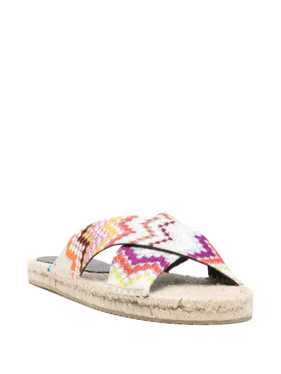 Missoni Zigzag-patterned Espadrilles In Multi
