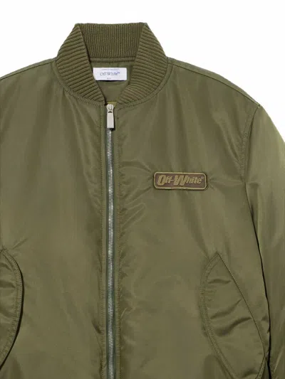 Off-white Outerwear In Green