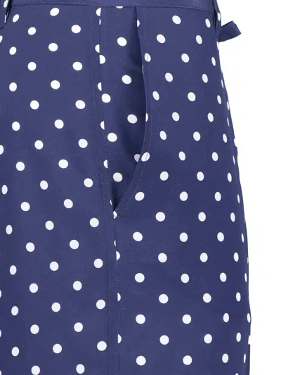 P.a.r.o.s.h Polka Dot-pattern Pants In Blue