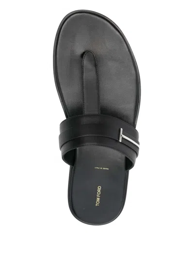 Tom Ford Flat Sandals Open Toe Single Strap In Multi