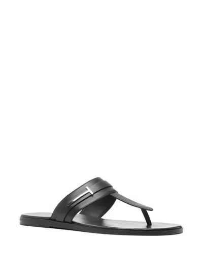 Tom Ford Flat Sandals Open Toe Single Strap In Multi