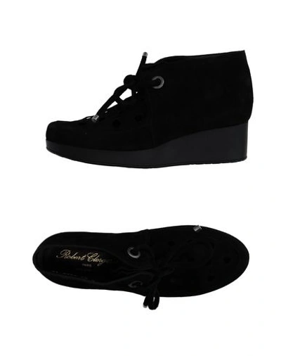 Robert Clergerie Laced Shoes In Black