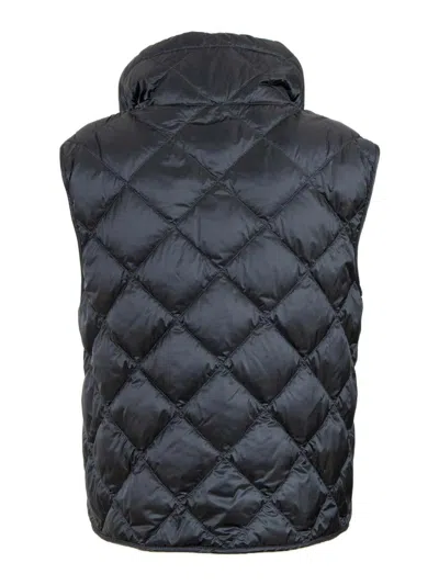 Max Mara The Cube Navy Down Jacket In Blue