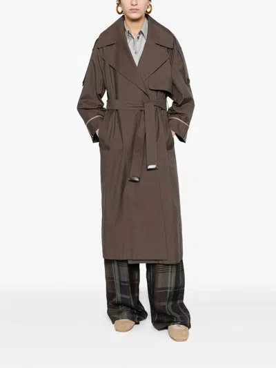 Max Mara The Cube Outerwear In Brown