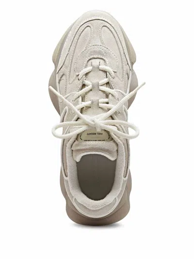 Axel Arigato Eris White Low Top Sneakers With Logo Patch On The Tongue In Leather And Fabric Woman