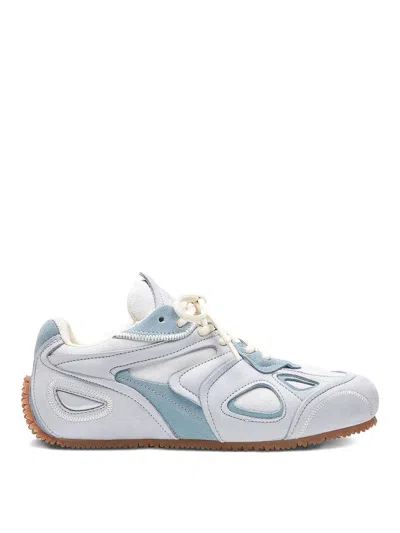 Axel Arigato Slow Runner Perforated Suede Sneakers In White