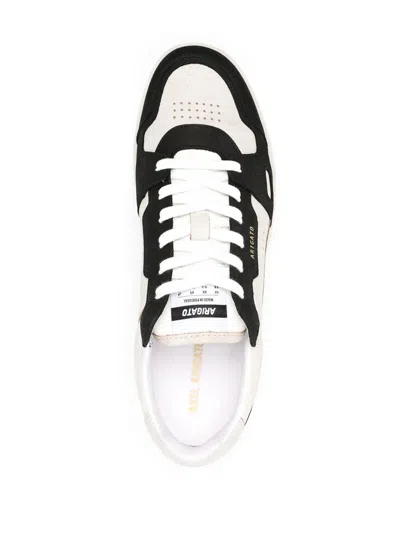 Axel Arigato Dice Lo Black And Beige Two-tone Sneakers In Calf Leather Man In Multi