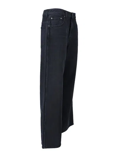 Khaite Belt Loop Jeans In Blue