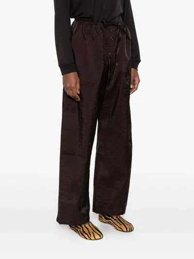 Studio Nicholson Pants In Brown