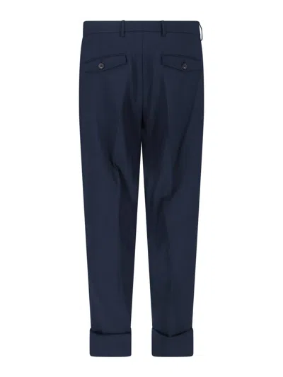 Cruna Tailored Trousers In Blue