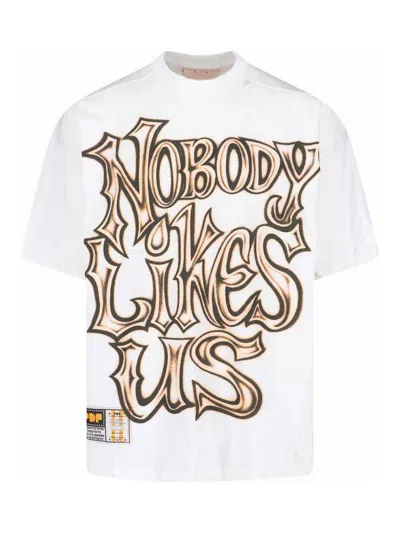 Pdf Graphic T-shirt In White