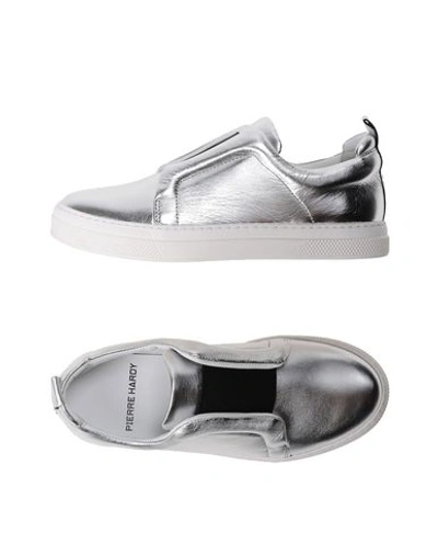 Shop Pierre Hardy Sneakers In Silver