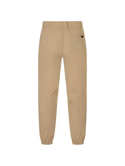 Kired Drawstring Elasticated-cuff Track Pants In Brown