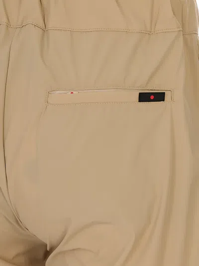 Kired Drawstring Elasticated-cuff Track Pants In Brown