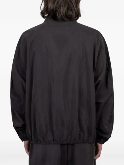 Stein Zip-up Spread-collar Jacket In Black