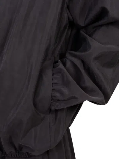 Stein Zip-up Spread-collar Jacket In Black