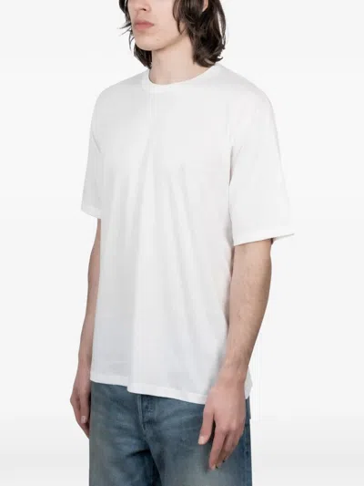 Stein Crew-neck T-shirt In White