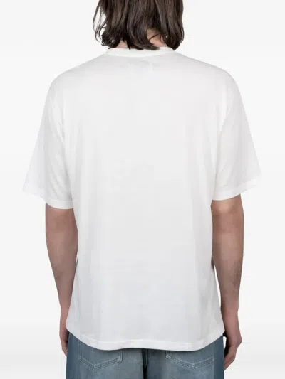 Stein Crew-neck T-shirt In White