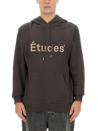 Etudes Studio Sweatshirt With Logo In Black