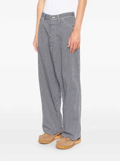 Orslow 30's Hickory Painter Trousers In Blue