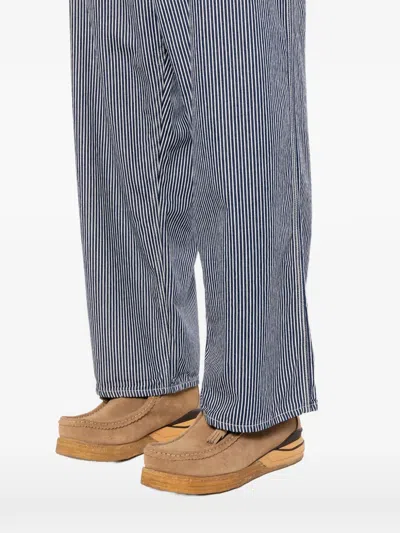 Orslow 30's Hickory Painter Trousers In Blue