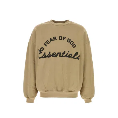 Essentials Logo-print Oversized Sweater In Neutral