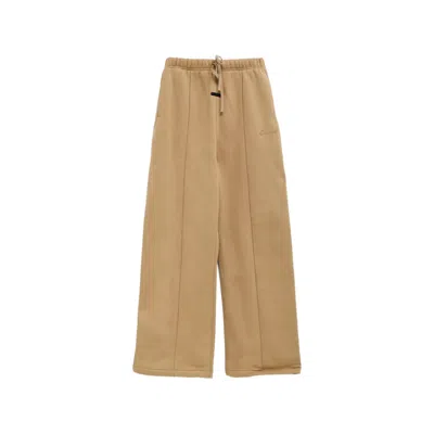 Essentials Embroidered Drawstring Track Pants In Neutral
