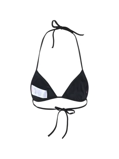 Pucci Halter Neck Triangle Bikini Top Adjustable Ties In Pink