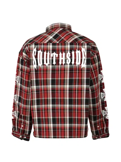Breath Check-pattern Logo-print Shirt In Multi
