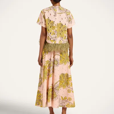 La Doublej Drawstring Skirt In Pink