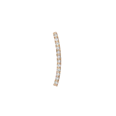 Aurate New York Archival Path Earring In White