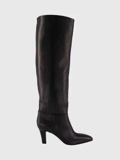 Paris Texas Boots In Black Leather In Black