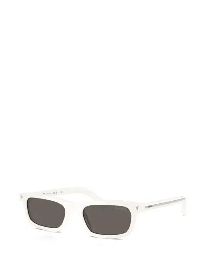 Prada Rectangle-frame Sunglasses In Brown