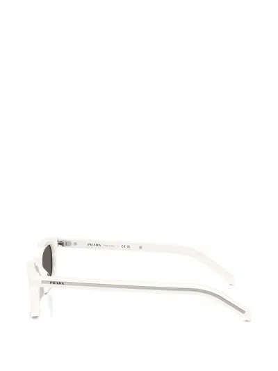 Prada Rectangle-frame Sunglasses In Brown