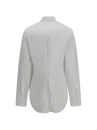 Ermanno Scervino 레이스업 백 셔츠 In White