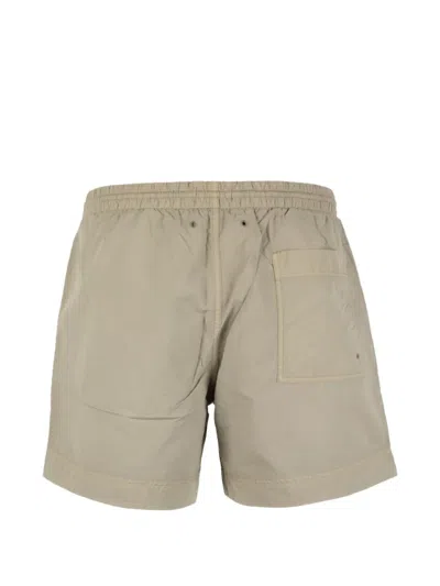 Woolrich 드로스트링 웨이스트 스윔 쇼츠 In Brown