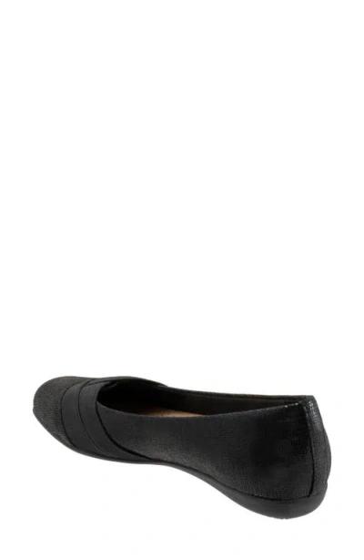 Trotters Stella Flat In Black
