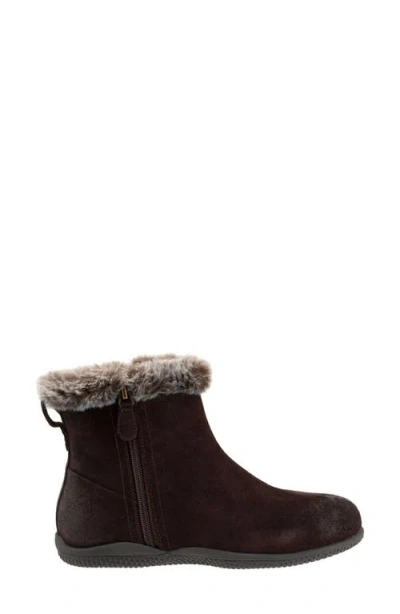 Softwalk Wide Width Helena Bootie In Brown