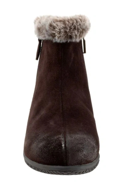 Softwalk Wide Width Helena Bootie In Brown