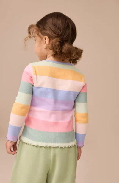 Next Kids' Stripe Long Sleeve Top In Multi
