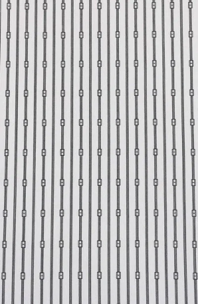 Tommy Hilfiger Monogram Stripe Cotton Percale Sheet Set In Blue